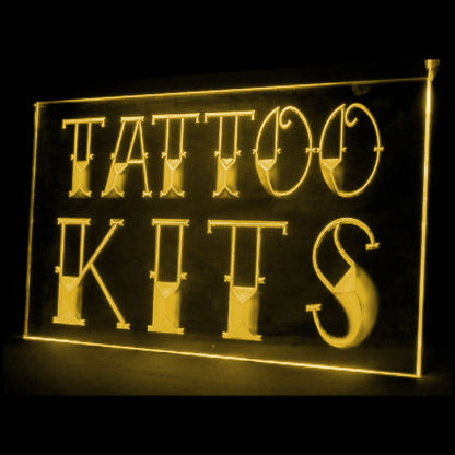 100026 Tattoo Kits Piercing Shop Studio Workshop Home Decor Open Display illuminated Night Light Neon Sign 16 Color By Remote