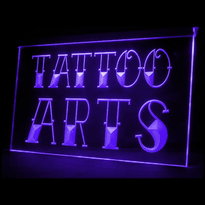 100028 Tattoo Arts Piercing Shop Studio Workshop Home Decor Open Display illuminated Night Light Neon Sign 16 Color By Remote