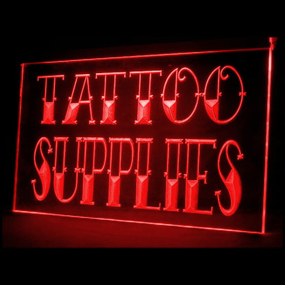 100029 Tattoo Supplies Piercing Shop Studio Home Decor Open Display illuminated Night Light Neon Sign 16 Color By Remote