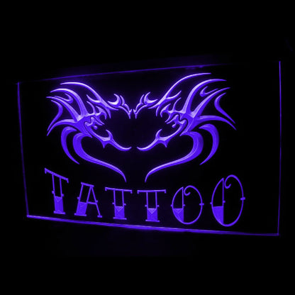 100033 Tattoo Piercing Shop Studio Workshop Home Decor Open Display illuminated Night Light Neon Sign 16 Color By Remote