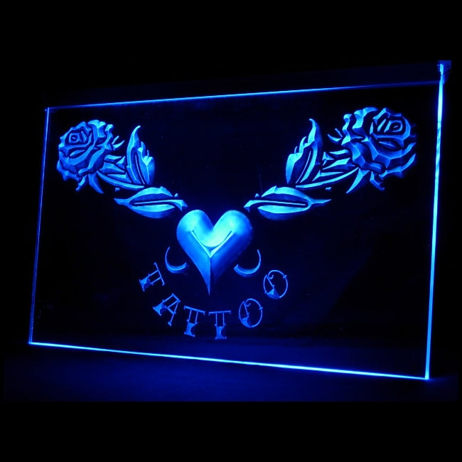 100035 Tattoo Piercing Shop Studio Workshop Home Decor Open Display illuminated Night Light Neon Sign 16 Color By Remote