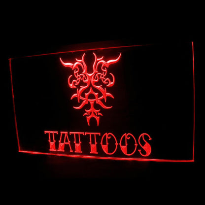 100037 Tattoo Piercing Shop Studio Workshop Home Decor Open Display illuminated Night Light Neon Sign 16 Color By Remote