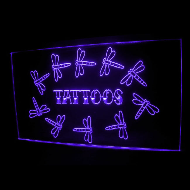 100039 Tattoo Piercing Shop Studio Workshop Home Decor Open Display illuminated Night Light Neon Sign 16 Color By Remote