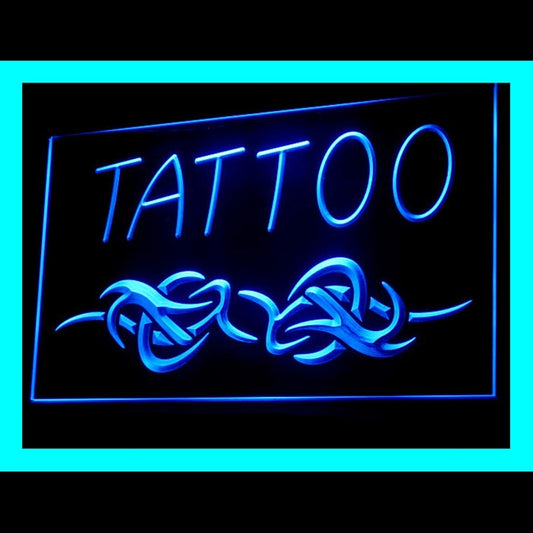 100075 Tattoo Piercing Shop Studio Workshop Home Decor Open Display illuminated Night Light Neon Sign 16 Color By Remote