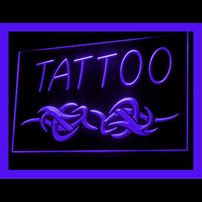 100075 Tattoo Piercing Shop Studio Workshop Home Decor Open Display illuminated Night Light Neon Sign 16 Color By Remote