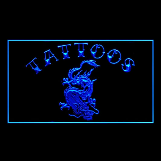 100081 Tattoo Piercing Shop Studio Workshop Home Decor Open Display illuminated Night Light Neon Sign 16 Color By Remote