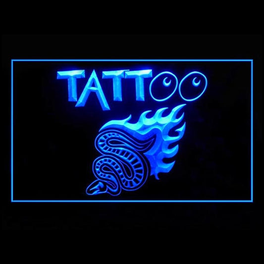 100085 Tattoo Piercing Shop Studio Workshop Home Decor Open Display illuminated Night Light Neon Sign 16 Color By Remote