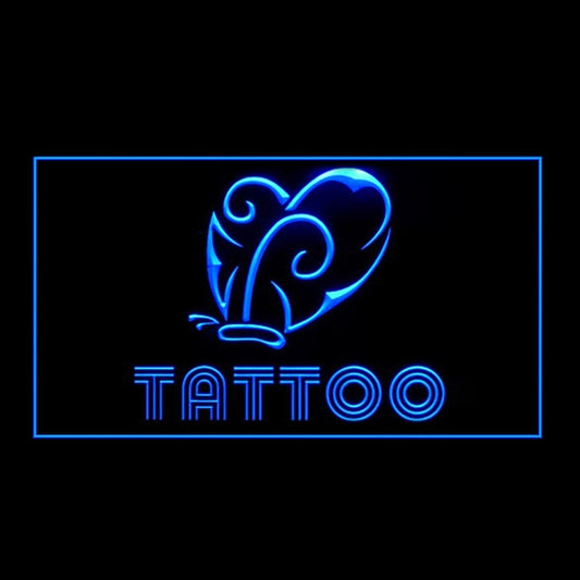 100086 Tattoo Piercing Shop Studio Workshop Home Decor Open Display illuminated Night Light Neon Sign 16 Color By Remote