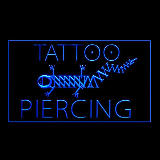 100087 Tattoo Piercing Shop Studio Workshop Home Decor Open Display illuminated Night Light Neon Sign 16 Color By Remote