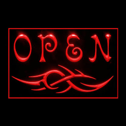 100107 Tattoo Piercing Shop Studio Workshop Home Decor Open Display illuminated Night Light Neon Sign 16 Color By Remote
