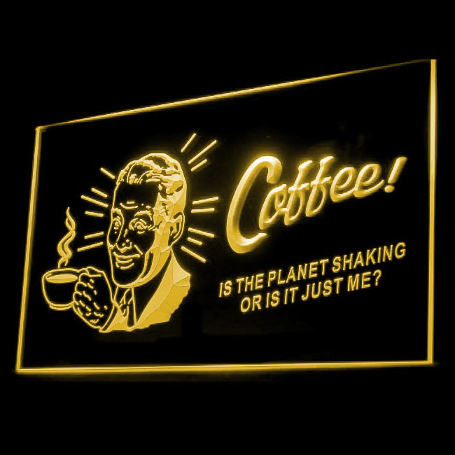 110002 Coffee Shop Cafe Bar Home Decor Open Display illuminated Night Light Neon Sign 16 Color By Remote