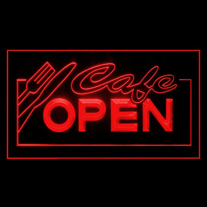 110006 Cafe Open Restaurant Coffee Bar Home Decor Open Display illuminated Night Light Neon Sign 16 Color By Remote