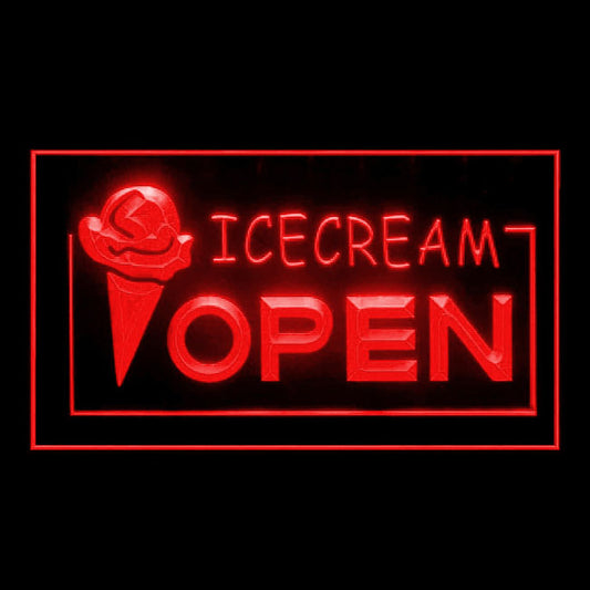 110009 Open Ice-cream Cafe Shop Home Decor Open Display illuminated Night Light Neon Sign 16 Color By Remote