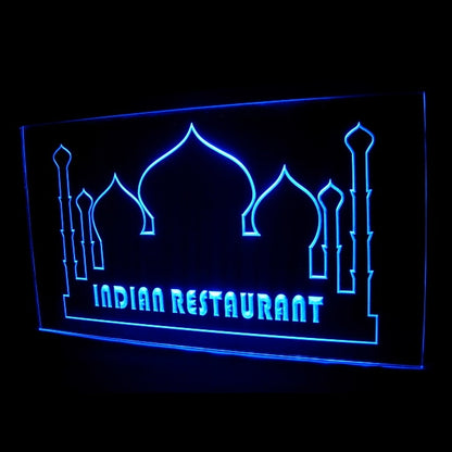 110011 Indian Restaurant Cafe Home Decor Open Display illuminated Night Light Neon Sign 16 Color By Remote