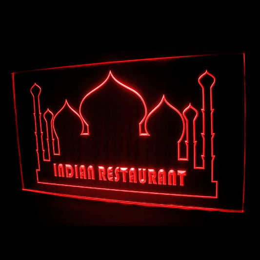 110011 Indian Restaurant Cafe Home Decor Open Display illuminated Night Light Neon Sign 16 Color By Remote