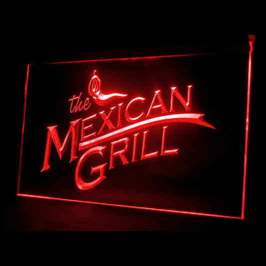 110024 The Mexican Grills Bar Cafe Restaurant Home Decor Open Display illuminated Night Light Neon Sign 16 Color By Remote