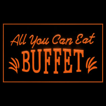 110027 Buffet Restaurant Shop Cafe Bar Home Decor Open Display illuminated Night Light Neon Sign 16 Color By Remote