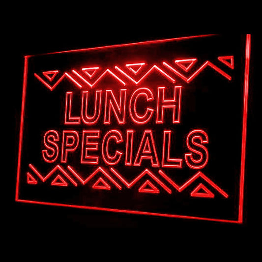 110035 Lunch Speical Cafe Restaurant Bar Home Decor Open Display illuminated Night Light Neon Sign 16 Color By Remote
