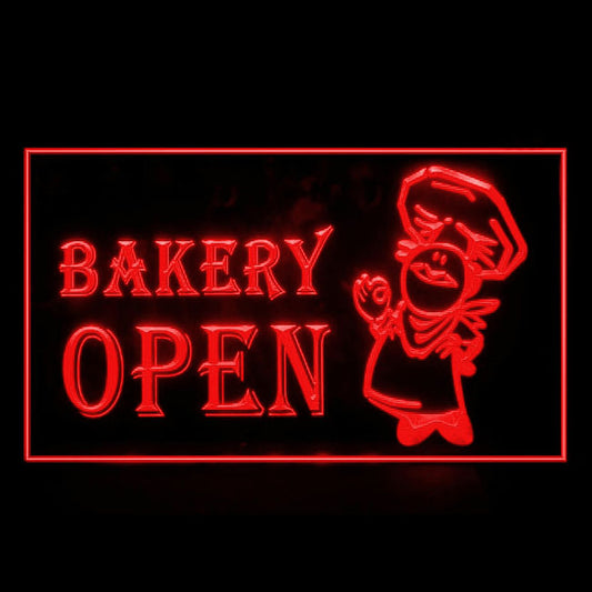 110063 OPEN Bakery Shop Cafe Store Home Decor Open Display illuminated Night Light Neon Sign 16 Color By Remote
