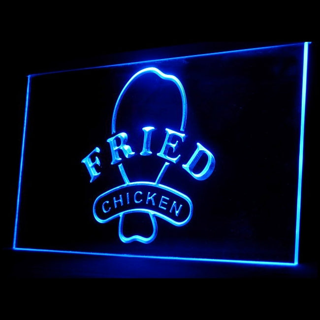 110072 OPEN Fried Chicken Fast Food Shop Home Decor Open Display illuminated Night Light Neon Sign 16 Color By Remote