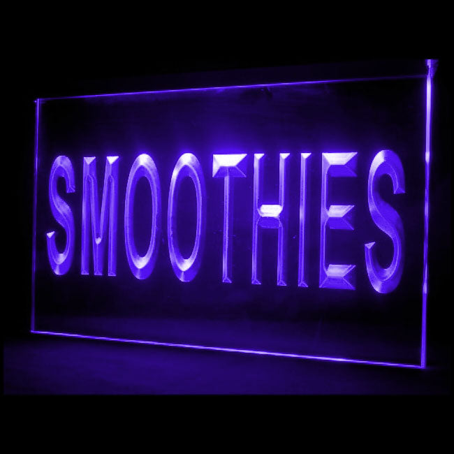 110076 Smoothies Fruit Juice Cafe Bar Home Decor Open Display illuminated Night Light Neon Sign 16 Color By Remote