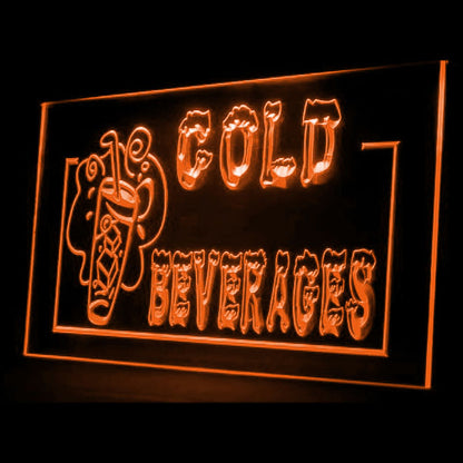 110080 Cold Beverages Soft Drinks Shop Store Cafe Home Decor Open Display illuminated Night Light Neon Sign 16 Color By Remote