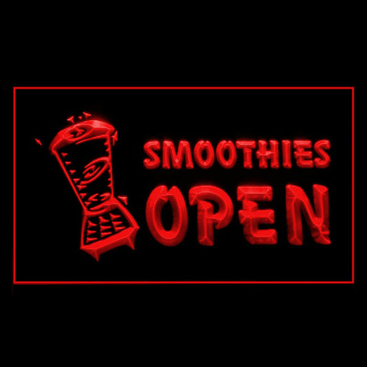 110090 Open Smoothies Shop Bar Cafe Home Decor Open Display illuminated Night Light Neon Sign 16 Color By Remote