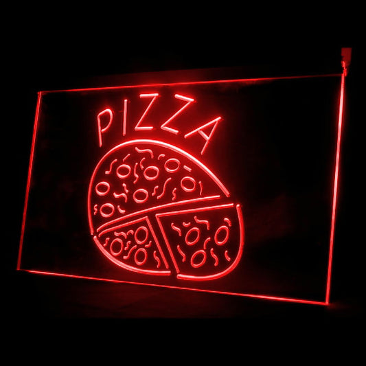 110094 Pizza Shop Cafe Restaurant Home Decor Open Display illuminated Night Light Neon Sign 16 Color By Remote