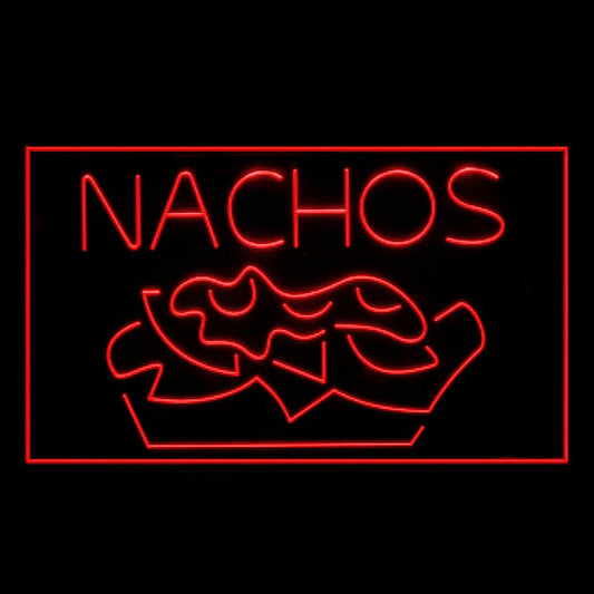 110099 Nachos Mexican Food Shop Cafe Restaurant Home Decor Open Display illuminated Night Light Neon Sign 16 Color By Remote