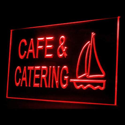 110130 Cafe & Catering Restaurant Cafe Home Decor Open Display illuminated Night Light Neon Sign 16 Color By Remote