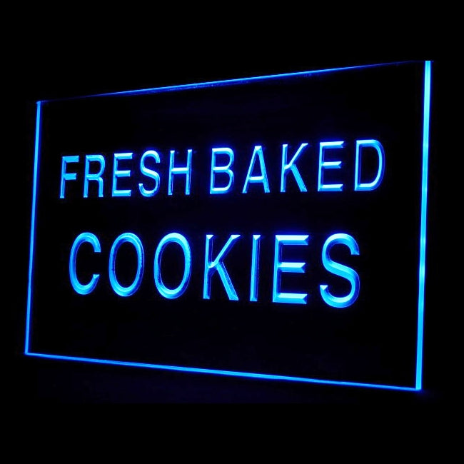 110138 Fresh Baked Cookies Cafe Cake Shop Home Decor Open Display illuminated Night Light Neon Sign 16 Color By Remote