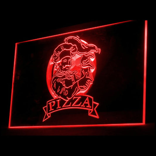 110147 Pizza Cafe Restaurant Home Decor Open Display illuminated Night Light Neon Sign 16 Color By Remote