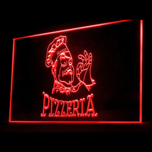 110154 Pizzeria Cafe Restaurant Shop Home Decor Open Display illuminated Night Light Neon Sign 16 Color By Remote