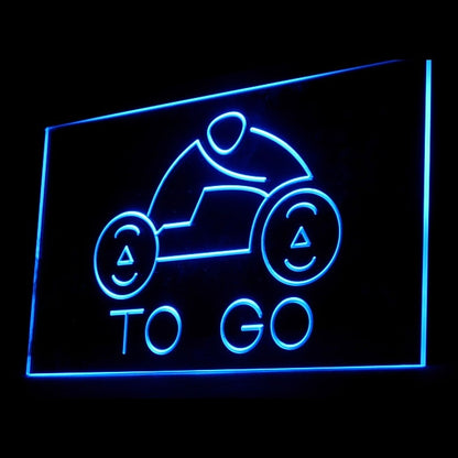 110155 TO GO Delivery Take Out Pizza Motor Express Home Decor Open Display illuminated Night Light Neon Sign 16 Color By Remote