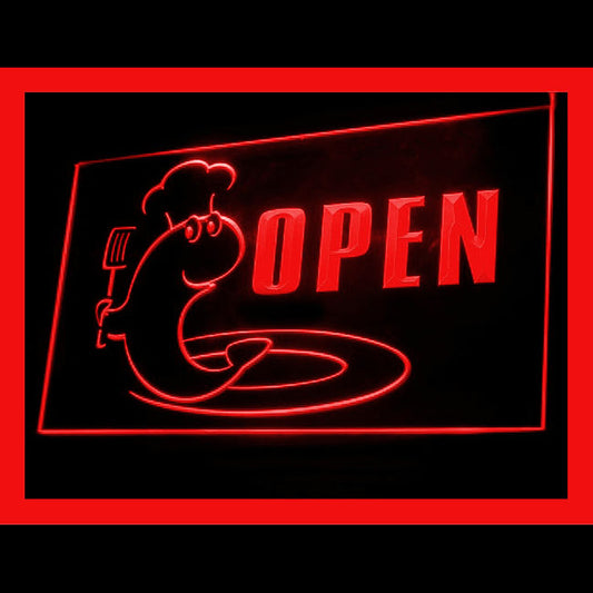 110167 Seafood Restaurant Market Cafe Home Decor Open Display illuminated Night Light Neon Sign 16 Color By Remote