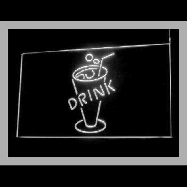 110170 Cold Drink Ice Tea Shop Cafe Bar Home Decor Open Display illuminated Night Light Neon Sign 16 Color By Remote