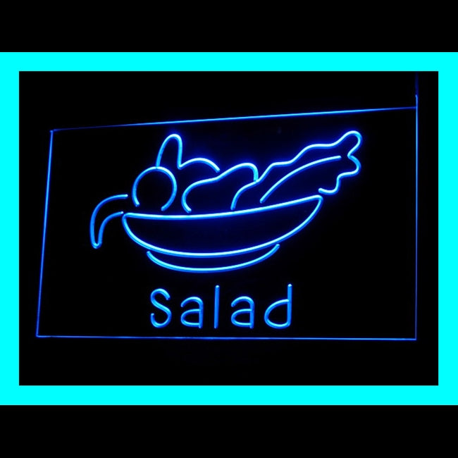 110171 Salad Bar Cafe Shop Restaurants Home Decor Open Display illuminated Night Light Neon Sign 16 Color By Remote