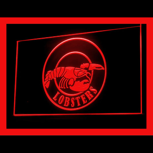 110173 Lobsters Seafood Restaurant Market Home Decor Open Display illuminated Night Light Neon Sign 16 Color By Remote