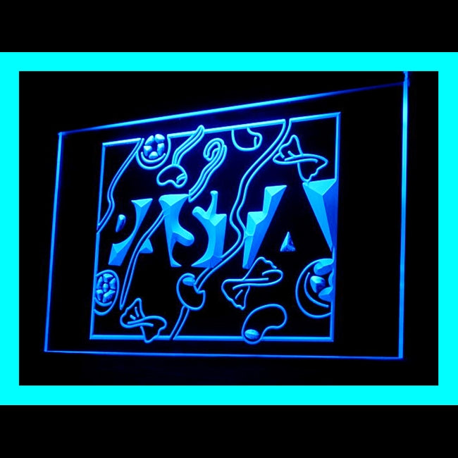 110198 Pasta Cafe Restaurant Shop Home Decor Open Display illuminated Night Light Neon Sign 16 Color By Remote