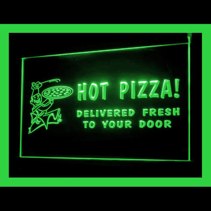 110210 Hot Pizza Restaurant Shop Cafe Home Decor Open Display illuminated Night Light Neon Sign 16 Color By Remote