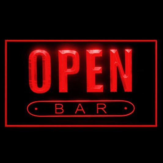110212 OPEN Bar Beer Cafe Home Decor Open Display illuminated Night Light Neon Sign 16 Color By Remote