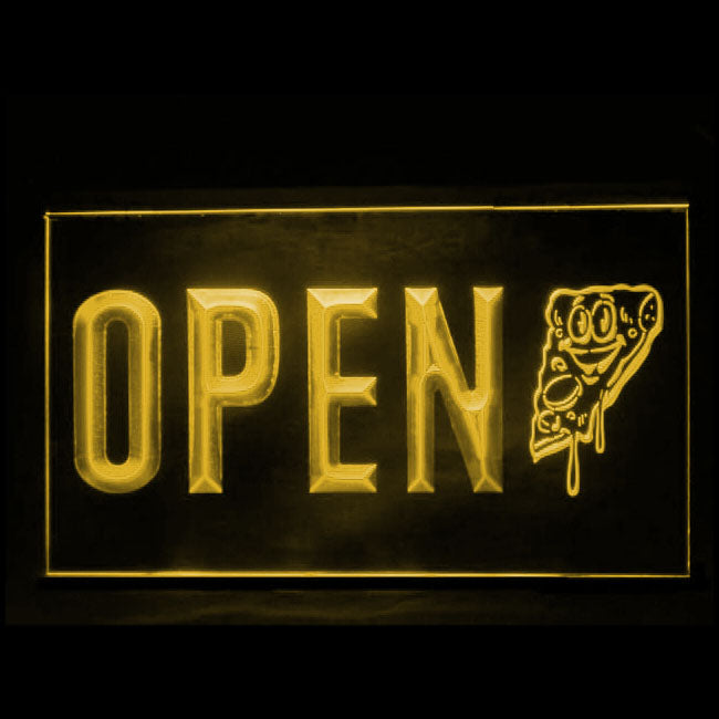 110216 Hot Pizza Restaurant Shop Cafe Home Decor Open Display illuminated Night Light Neon Sign 16 Color By Remote