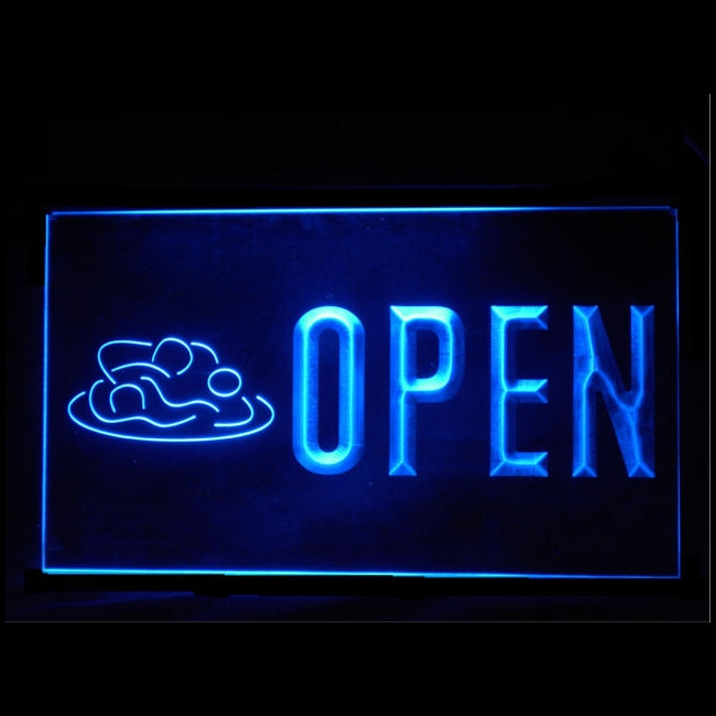 110220 Open Pasta Cafe Restaurant Shop Home Decor Open Display illuminated Night Light Neon Sign 16 Color By Remote