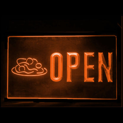 110220 Open Pasta Cafe Restaurant Shop Home Decor Open Display illuminated Night Light Neon Sign 16 Color By Remote