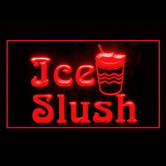 110244 Ice Slush Cold Drink Shop Store Home Decor Open Display illuminated Night Light Neon Sign 16 Color By Remote