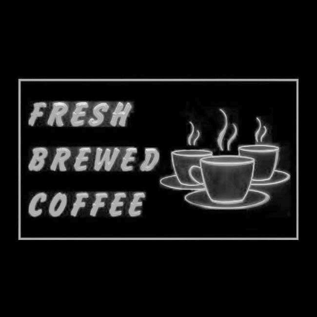 110259 Coffee Cafe Shop Home Decor Open  Home Decor Open Display illuminated Night Light Neon Sign 16 Color By Remote