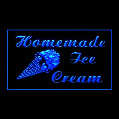 110260 Hand Made Ice Cream Cafe Home Decor Open Display illuminated Night Light Neon Sign 16 Color By Remote