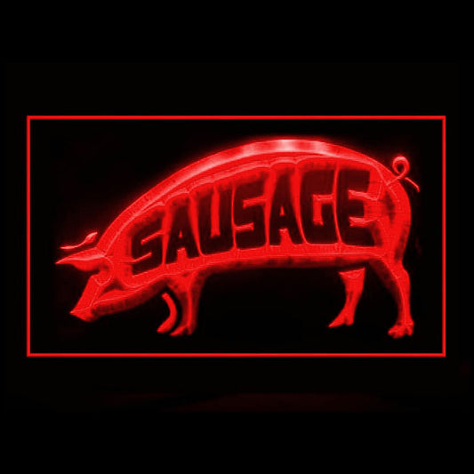 110274 Sausage Ham Shop Grocery Store Home Decor Open Display illuminated Night Light Neon Sign 16 Color By Remote