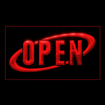 120007 Open Shop Store Salon Cafe Bar Pub Home Decor Open Display illuminated Night Light Neon Sign 16 Color By Remote