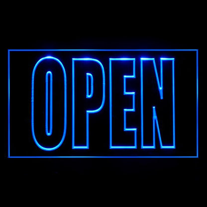 120009 Open Shop Store Salon Cafe Bar Pub Home Decor Open Display illuminated Night Light Neon Sign 16 Color By Remote
